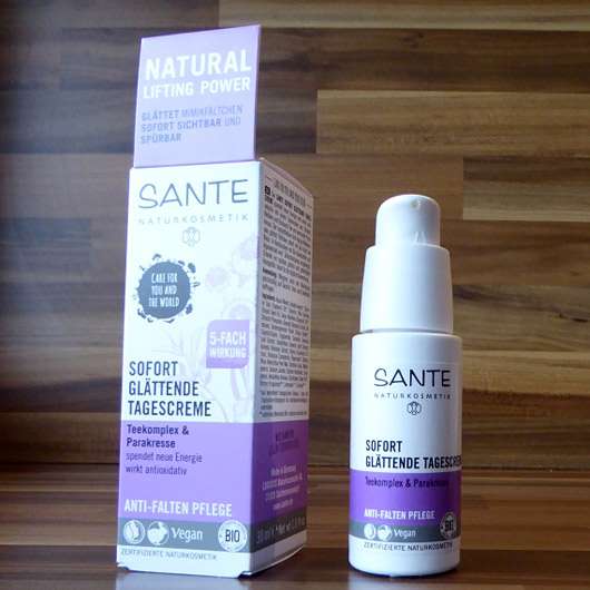 Test - Anti-Ageing - SANTE Sofort Glättende Tagescreme - Pinkmelon