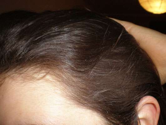 Batiste Blush Dry Shampoo Haare nach der Anwendung