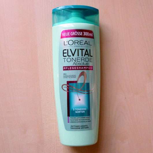 L’ORÉAL PARiS Elvital Tonerde Absolue Pflegeshampoo Flasche und Design