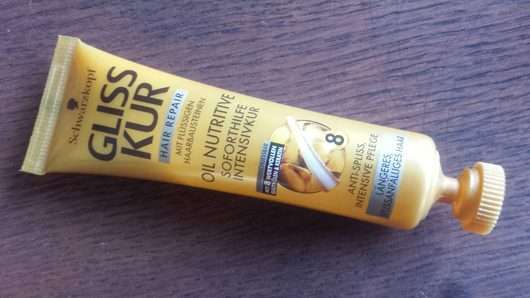 Schwarzkopf Gliss Kur Hair Repair Oil Nutritive Soforthilfe Intensivkur