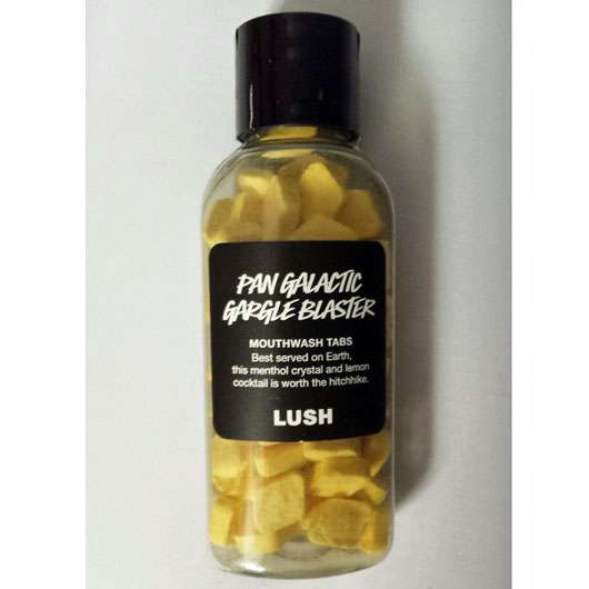 LUSH Pan Galactic Gargle Blaster Mouthwash Tabs - Flasche