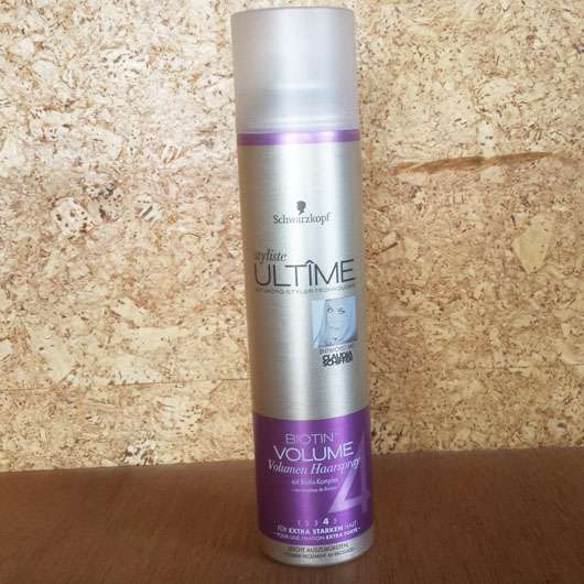 Schwarzkopf styliste ULTÎME Biotin+ Volume Volumen Haarspray Dose