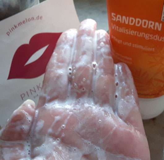 Weleda Sanddorn Vitalisierungsdusche Schaum