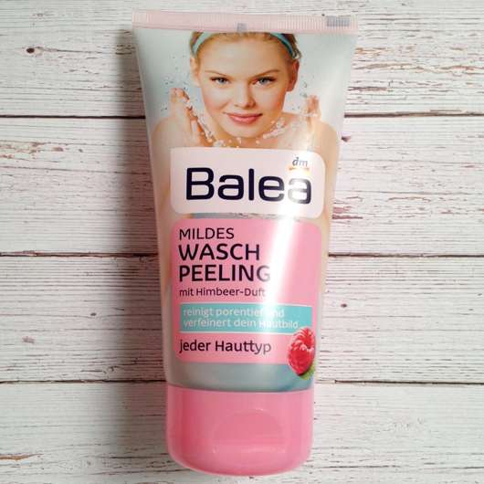 Balea Mildes Waschpeeling mit Himbeer-Duft