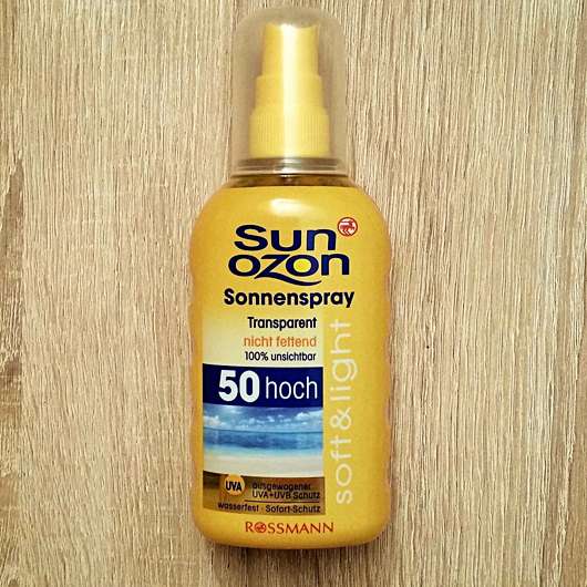 <strong>SunOzon</strong> soft & light Sonnenspray Transparent LSF50