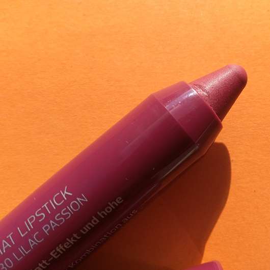 Spitze vom alverde Mat Lipstick, Farbe: 30 Lilac Passion