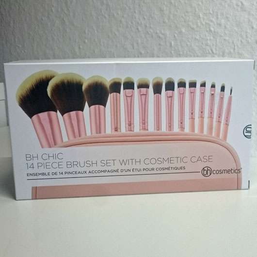 bhcosmetics Chic 14 Piece Brush Set With Cosmtic Case