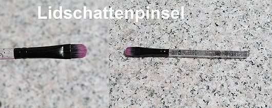 Lidschattenpinsel des essence live. laugh. celebrate! mini brush set (LE)