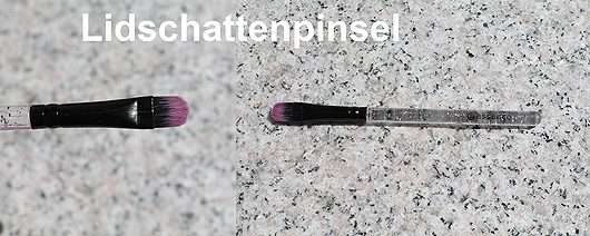 Lidschattenpinsel des essence live. laugh. celebrate! mini brush set (LE)