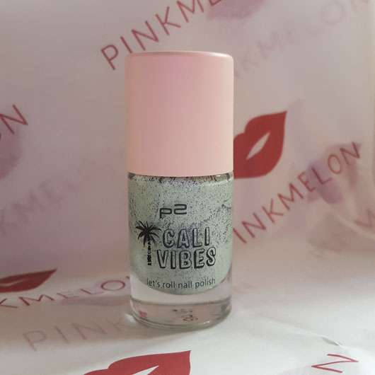 p2 cali vibes let's roll nail polish, Farbe: 020 creamy mint (LE) Design