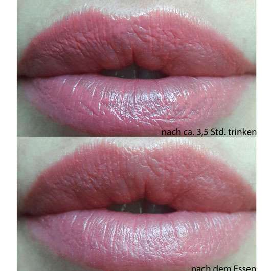 Urban Decay VICE Lipstick, Farbe: Streak (Cream Finish) - auf den Lippen aufgetragen