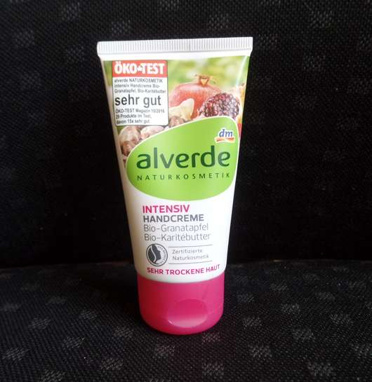 Test Handpflege Alverde Intensiv Handcreme Bio Granatapfel Bio Karitebutter Testbericht Von Luisasophia