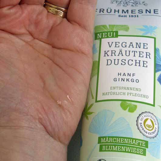 Frühmesner Vegane Kräuter Dusche Hanf Ginkgo - Konsistenz