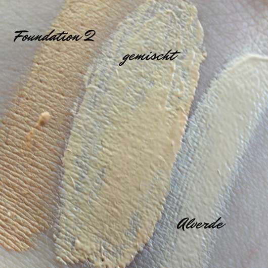 alverde Color & Care Mix Your Make-up, Farbe: Hell Swatches