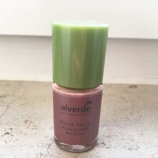 alverde Rouge Tint & Highlighter, Farbe: Macaron Flasche