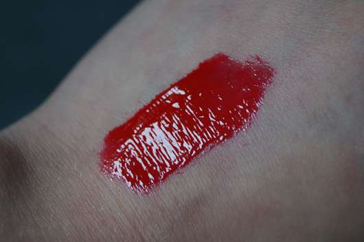 essence shine shine shine lipgloss, Farbe: 13 red carpet starlet Swatch