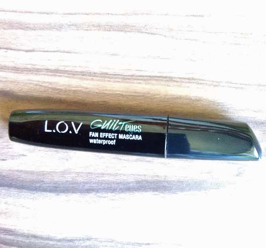 L.O.V GUILTeyes Fan Effect Mascara Waterproof, Farbe: Black Envy Design