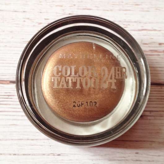 Maybelline Eyestudio Color Tattoo 24HR Gel-Cream Eyeshadow, Farbe: 35 On & On Bronze