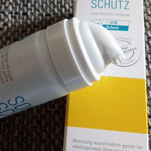 Sprühkopf vom Remitan Sonnenschutz Duo-Protect-Schaum LSF 30