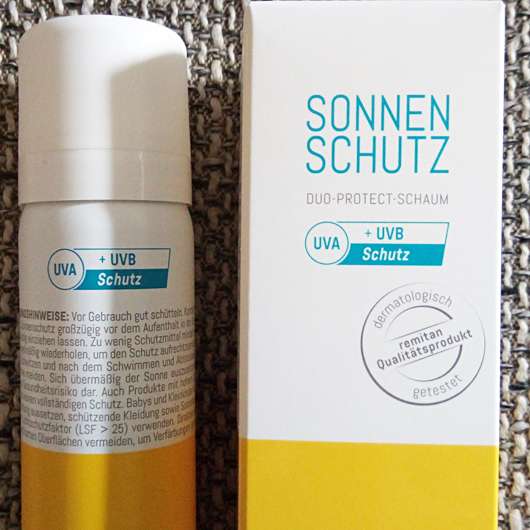 Herstellerhinweise zum Remitan Sonnenschutz Duo-Protect-Schaum LSF 30