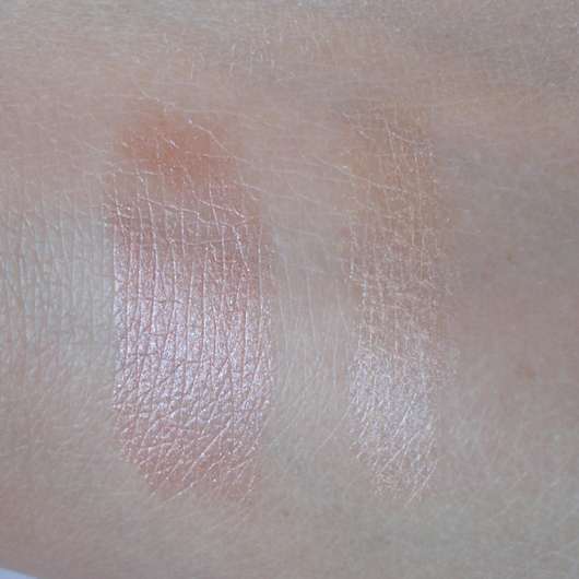 Swatches vom Misslyn Shaping Queen Blush & Highlight Stick, Farbe: 2 Sunkissed Glow (LE)