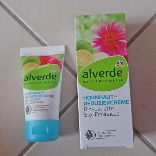 alverde Hornhaut-Reduziercreme Bio-Limette Bio-Echinacea