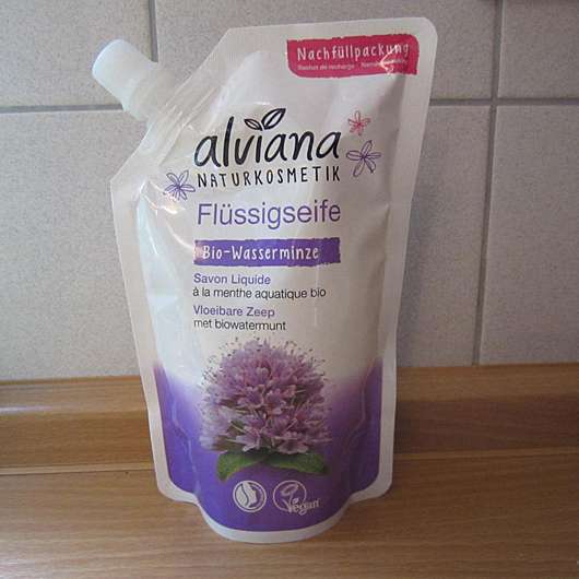 <strong>alviana</strong> Flüssigseife Bio-Wasserminze (Nachfüllbeutel)