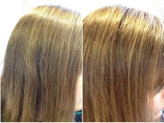 Balea Haarspray Volume Lift (LE) vorher und nachher gesamtes Haar