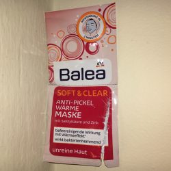 Produktbild zu Balea Soft & Clear Anti-Pickel Wärme Maske