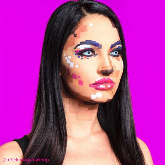 Pixel-Make-up: Diese Kunstwerke sind wirklich geschminkt