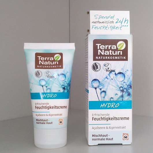 Terra Naturi Hydro Erfrischende Feuchtigkeitscreme - Verpackungsdesign