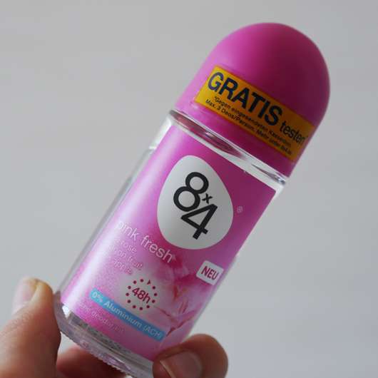 8×4 Pink Fresh Deodorant Roll-On Design