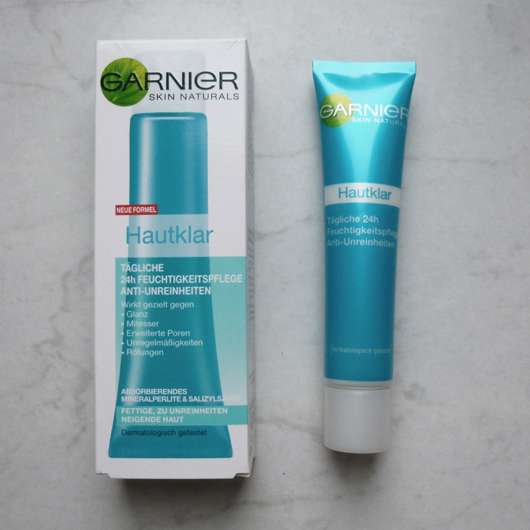 <strong>Garnier Skin Naturals</strong> Hautklar Tägliche 24h Feuchtigkeitspflege Anti-Unreinheiten