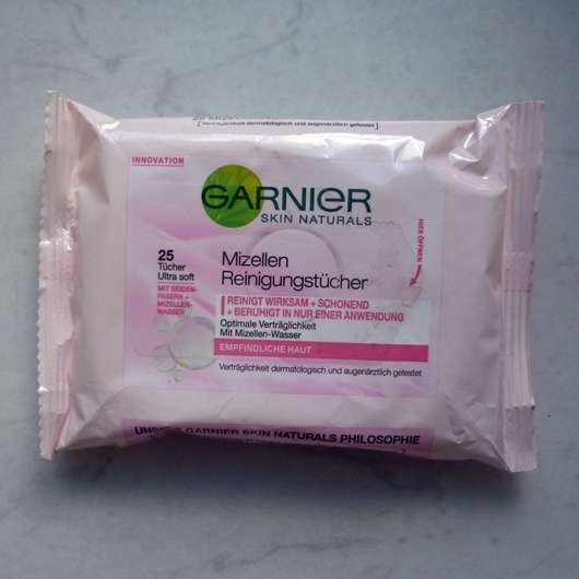 Garnier Skin Naturals Mizellen Reinigungstücher (empfindliche Haut)