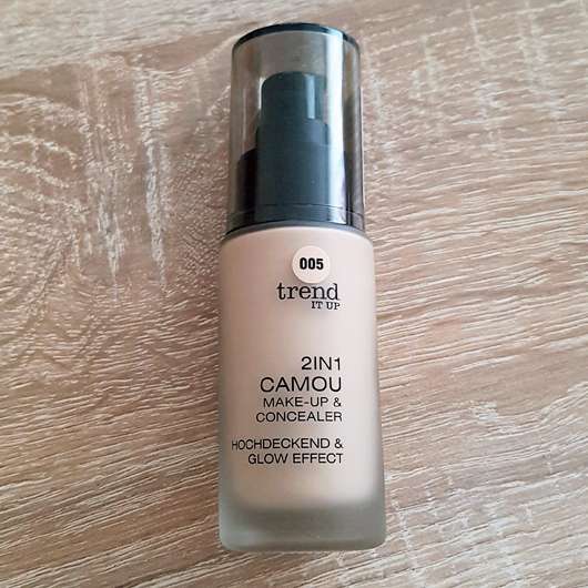 Flasche vom trend IT UP 2in1 Camou Make-Up & Concealer, Farbe: 005