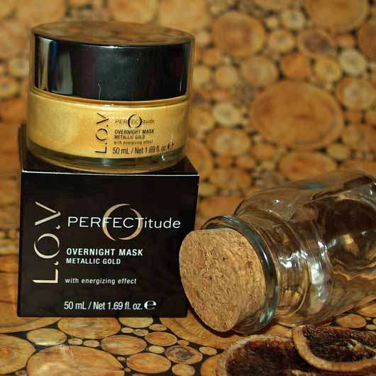 L.O.V PERFECTitude Overnight Mask Metallic Gold - Verpackung