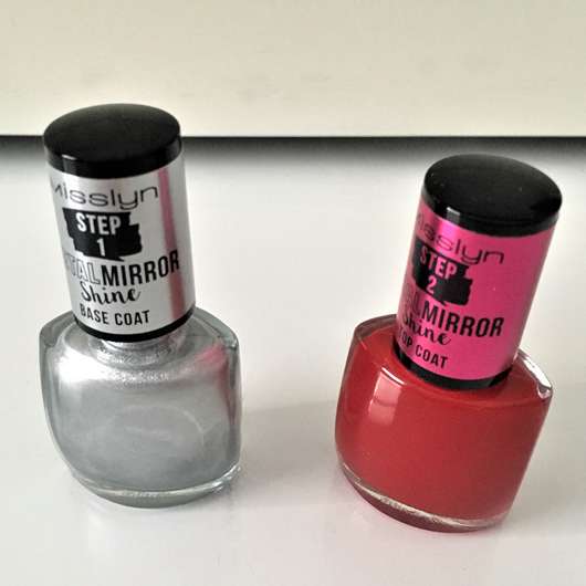 <strong>Misslyn</strong> Metal Mirror Shine Base + Top Coat - Farbe: liquid metal + yours sencerely (LE)