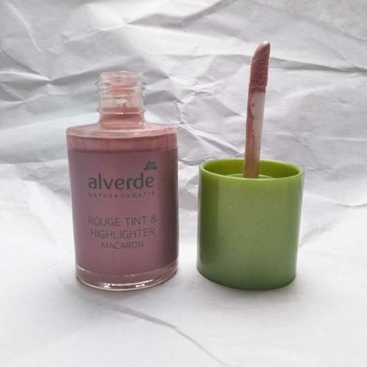 Applikator des alverde Rouge Tint & Highlighter, Farbe: Macaron
