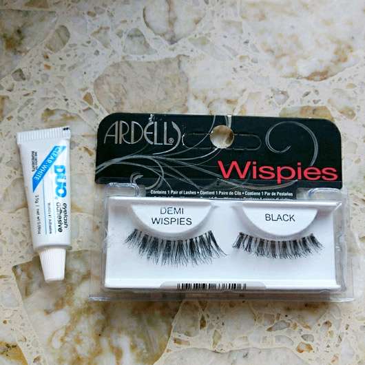 ARDELL Demi Wispies - Verpackung und Kleber