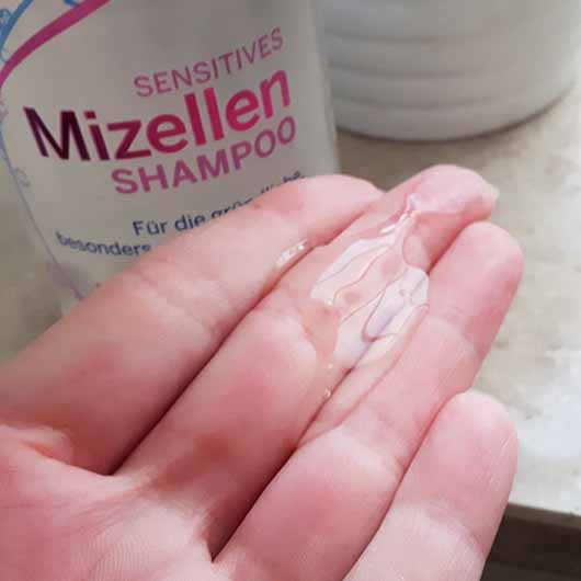 NIVEA Sensitives Mizellen Shampoo - Konsistenz