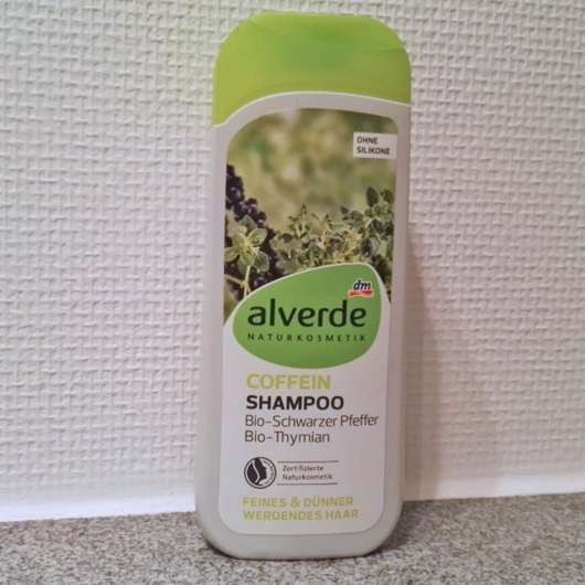 alverde Coffein Shampoo Bio-Schwarzer Pfeffer Bio-Thymian