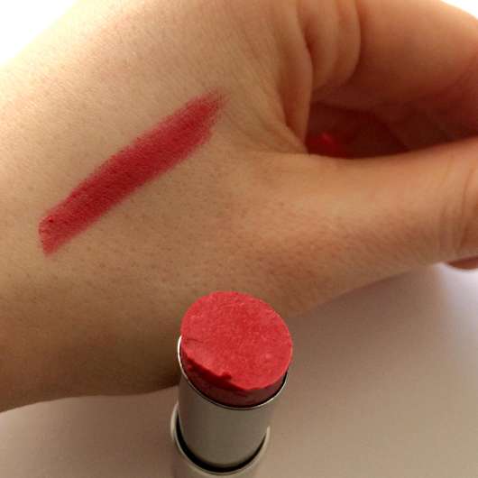 Swatch - Mary Kay True Dimensions Lipstick, Farbe: Firecracker
