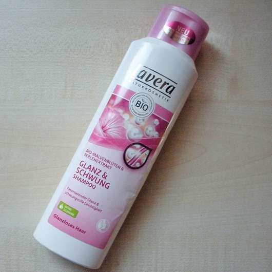 <strong>lavera Naturkosmetik</strong> Glanz & Schwung Shampoo Bio-Malvenblüten & Perlenextrakt