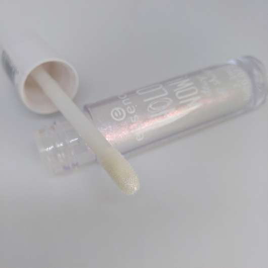 Applikator - essence holo wow! dewy lip shine, Farbe: 01 unicorn powder