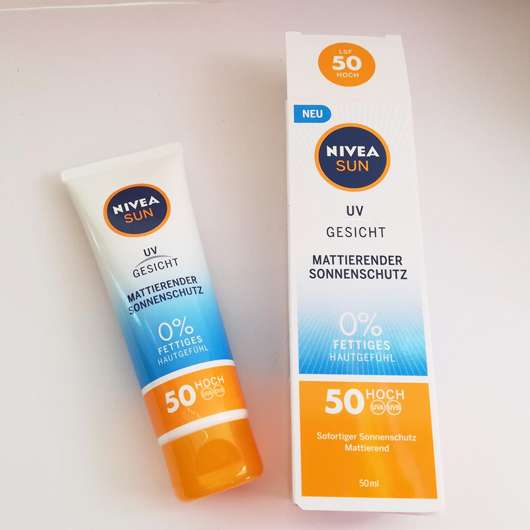 Test Sonnenschutz Nivea Sun Uv Gesicht Mattierender Sonnenschutz Lsf 50 Testbericht Von Janina23