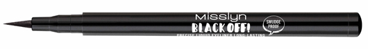 Misslyn BLACK OFF! Precise liquid liner long lasting "Pretty black"