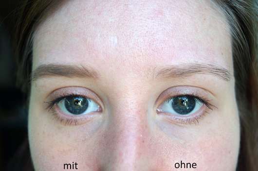 alverde Augenbrauenpomade, Farbe: Ash Taupe - Augenbraue mit und ohne Produkt