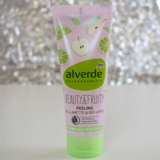 alverde Beauty & Fruity Peeling Bio-Limette Bio-Apfel - Tube