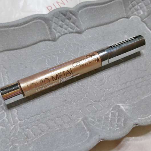 Catrice Liquid Metal Longlasting Cream Eyeshadow, Farbe: 020 Champagne Shower