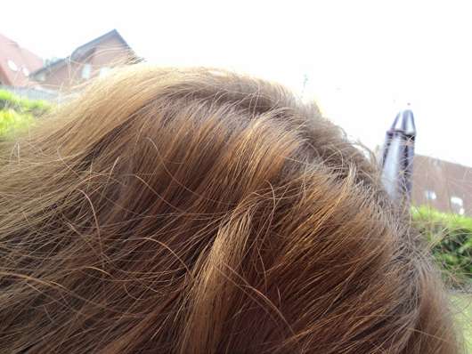 Haare zu Testbeginn - alverde Glanz Spülung Bio-Rohrzucker Haare zu Testbeginn - alverde Glanz Spülung Bio-Rohrzucker